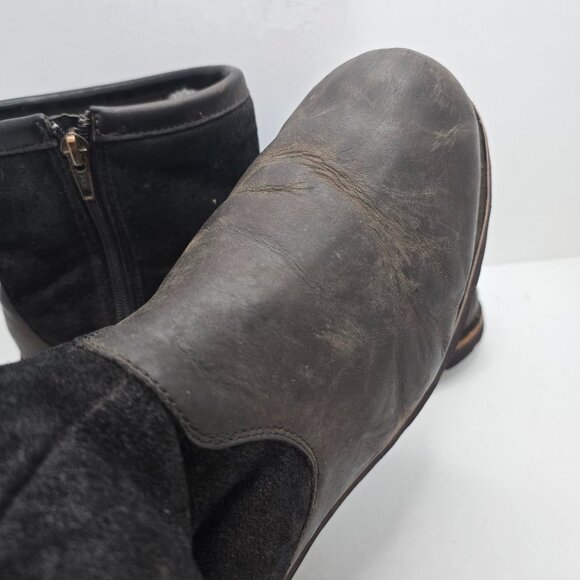 UGG | Hendren TL brown monochrome leather gorpcore boots | MENS 11 - Picture 5 of 11